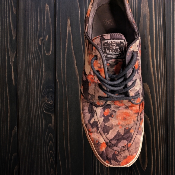 Nike SB Stefan Janoski Zoom Digi Floral Orange size 11 - Picture 7 of 10
